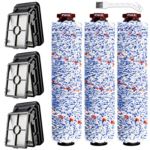 Replacement Brush Roller and Filters for Bissell CrossWave Vacuum, 1868 Pet Pro Brush Roll Parts 1785,1785A 17852, 17858, 17859, 1785P, 1785R, 1785T, 1785V, 1785W, 2210V 2211W 1785N 2306 LUXRILIX
