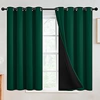 Vista 60 de SimpleHome - Cortinas opacas 100% para recámara, cortinas de ventana con ojales beige, con aislamiento térmico, cortinas de oscurecimiento