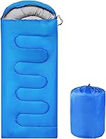 OBTANIM Portable Waterproof Sleeping Bag for Adults & Kids - 4 Seasons Warm Camping Hiking Backpacking Bag