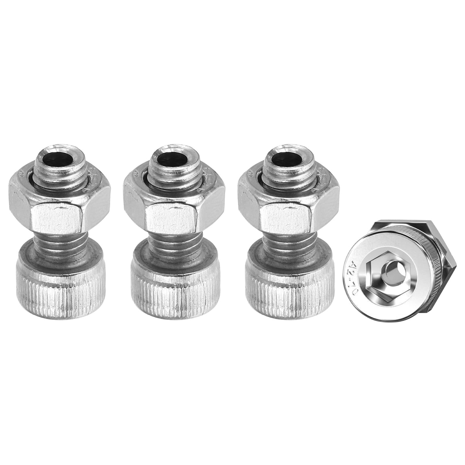 PATIKIL M8x16mm 304 Stainless Steel Hollow Bolt