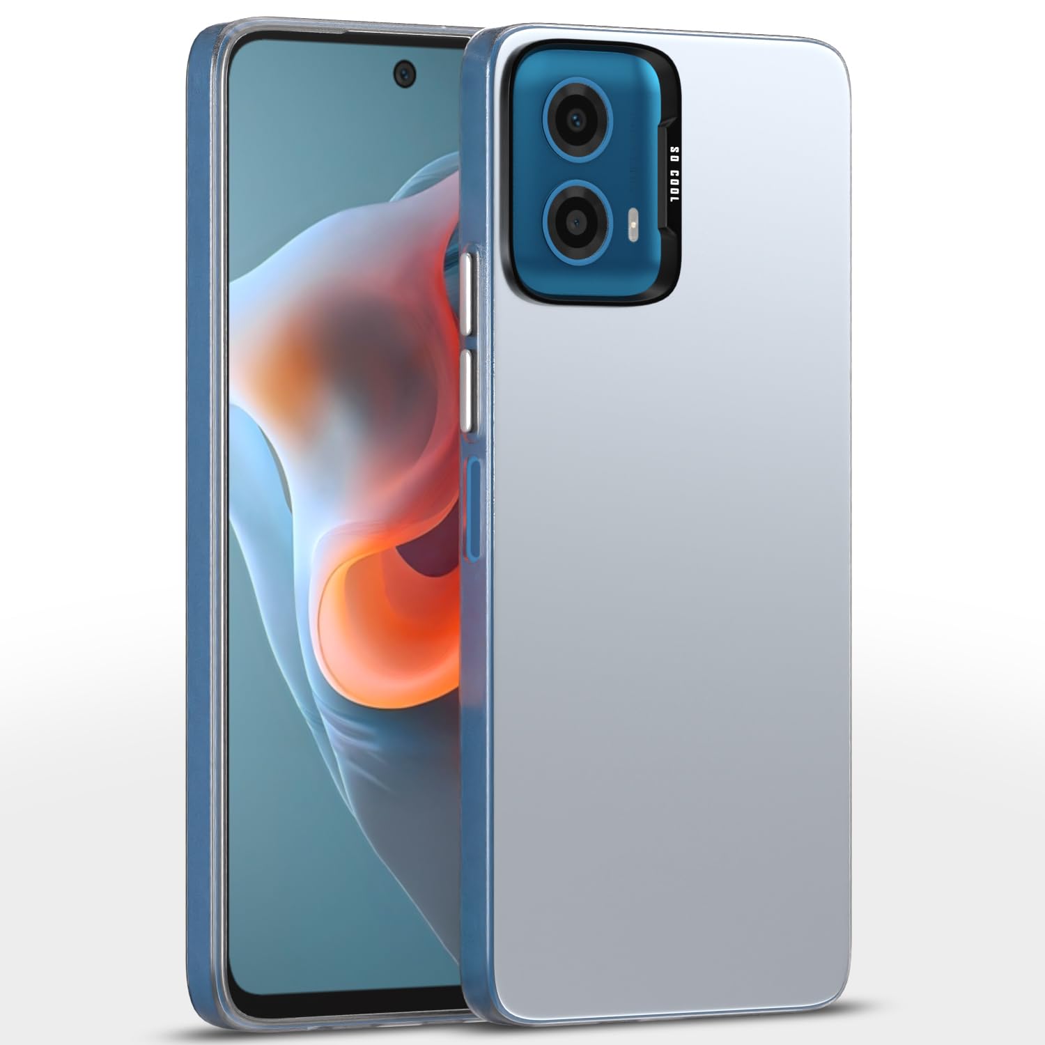 Pikkme Back Cover So Cool Anti-Fingerprint Matte Finish and Shockproof Hard Protection Bumper Case for Moto G34 / G45 5G (Silver) (B0D8LC5F1C) Amazon Price History, Amazon Price Tracker