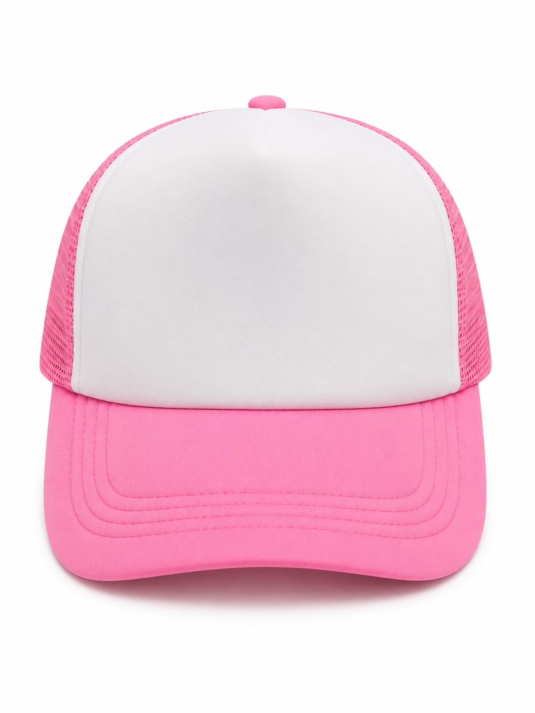 SmartGifting Personalised Baseball Cap, Ping with Net, Custom Name Image Logo, Unisex (1 Pc) Pink-image-48