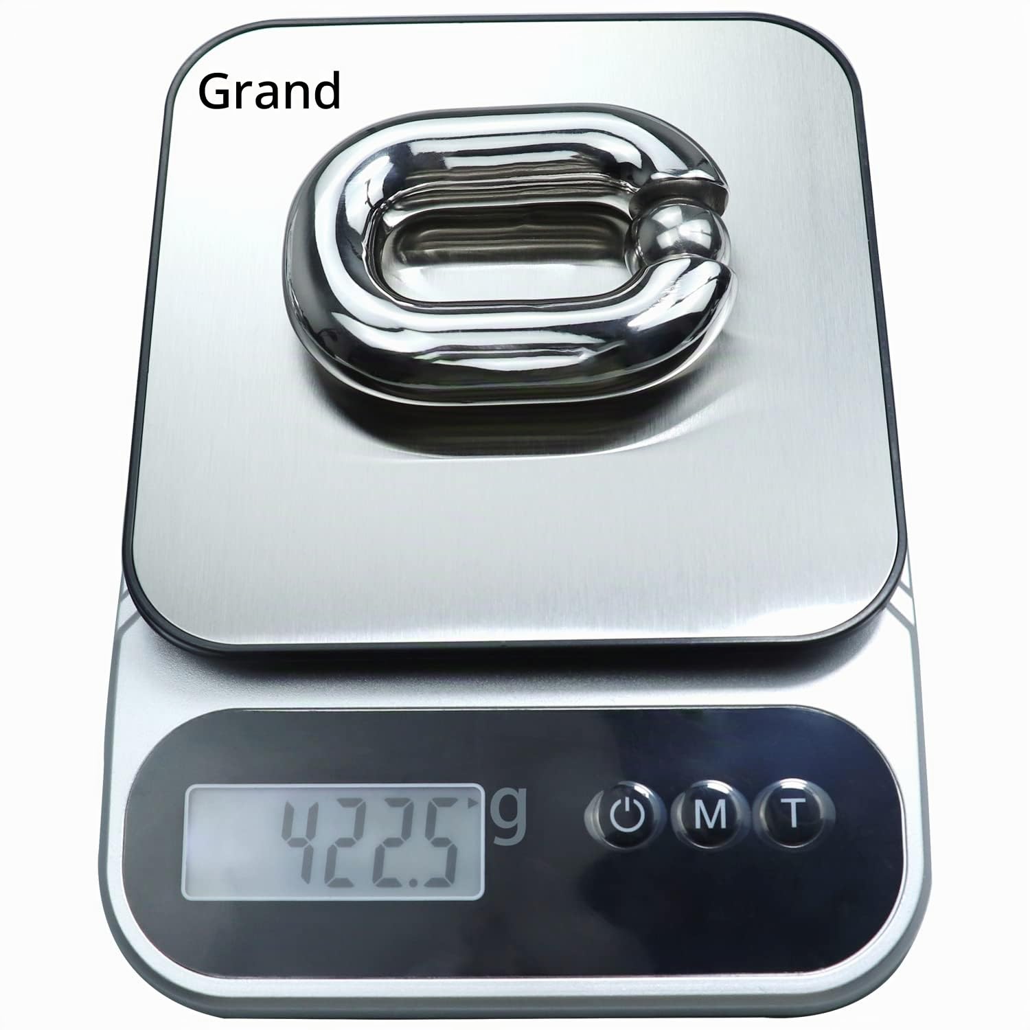 SeLgurFos Anneau de coq pendentif de poids de scrotum, anneaux de testicule en acier inoxydable pour hommes (big)