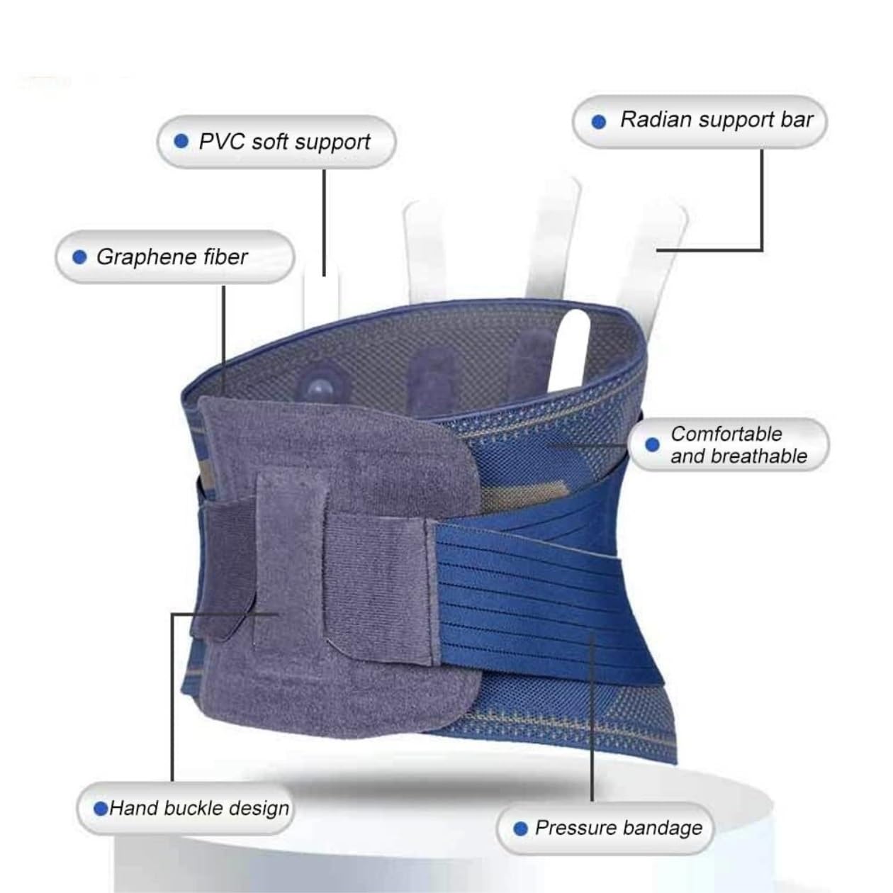 Faja Lumbar Cinturón De Soporte Lumbar Ajustable Que Mantiene La Postura Correcta Y El Entrenador De Cintura para La Escoliosis De La Espalda Cinturón Apoyo Lumbar(M)