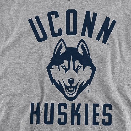 LOGOVISION University of Connecticut Official One Color Logo Youth Kids Boy/Girls Pull-Over Hoodie2