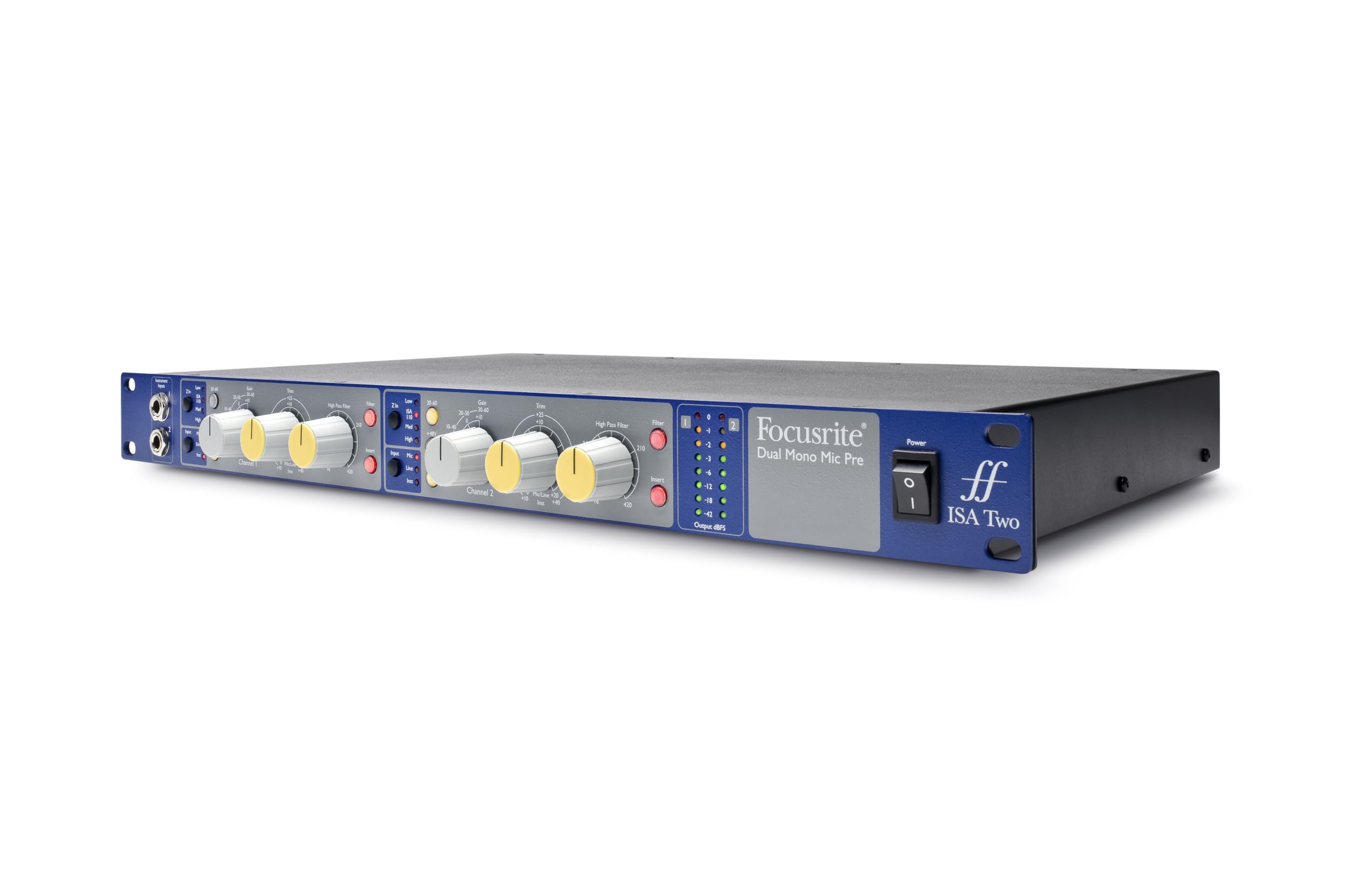 Amazon.com: Focusrite ISA Two Classic rackmount dual mono mic