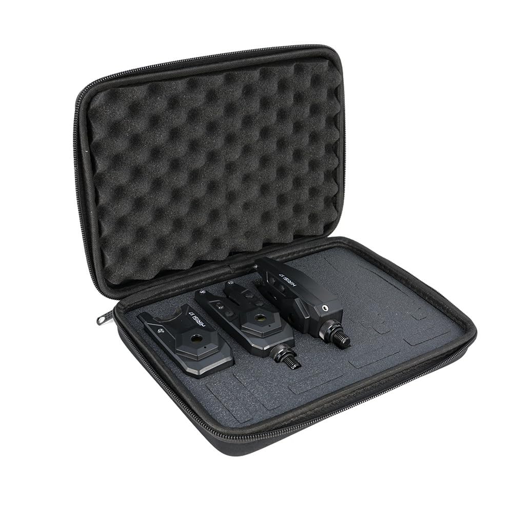 Hirisi Tackle Set di allarme per pesca alla carpa, impermeabile, indicatore di morso per carpa, attrezzatura da pesca