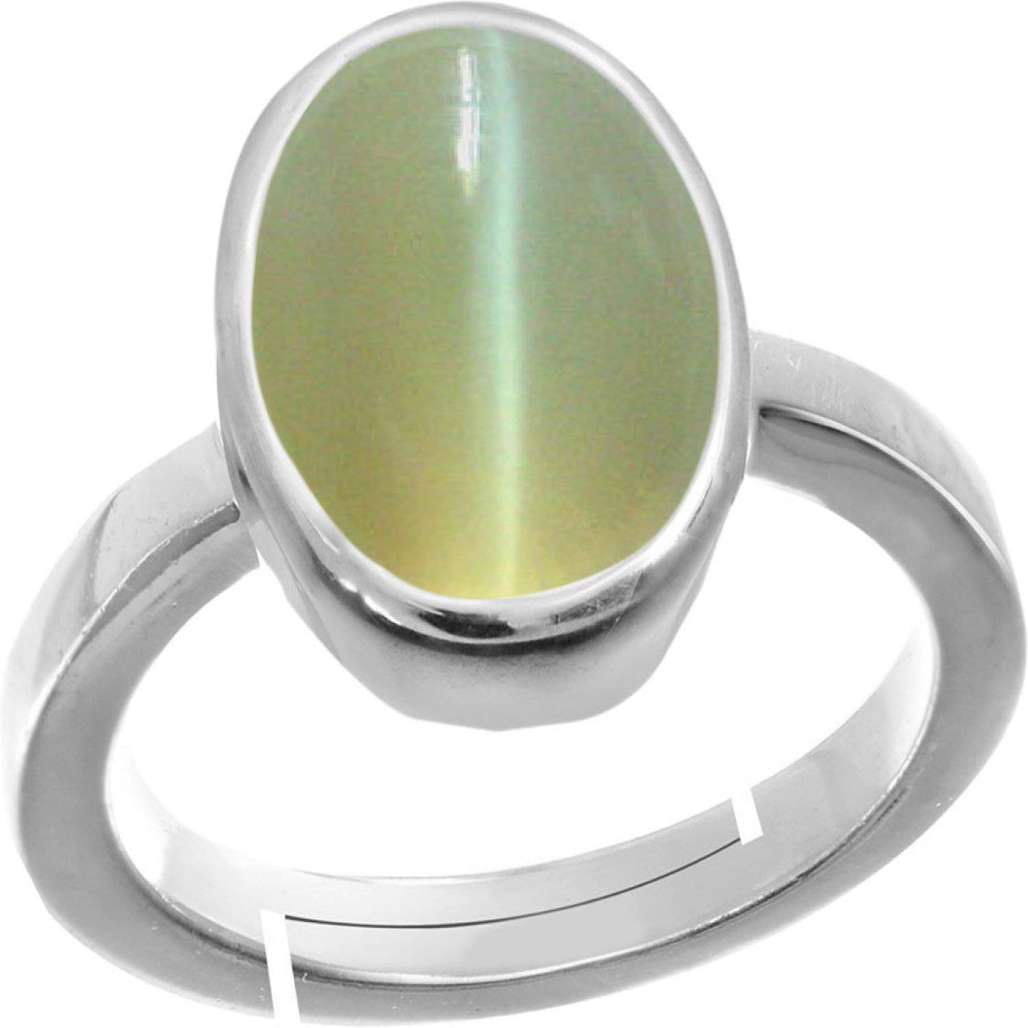 LMDLACHAMA 4.50 Ratii Natural AA++ Quality Certifed Cats Eye Stone Silver Plated Crystal Panchdhatu Adjustable Ring for Men and Women ( Lab Approved ) (B08JJ77M8F) Amazon Price History, Amazon Price Tracker