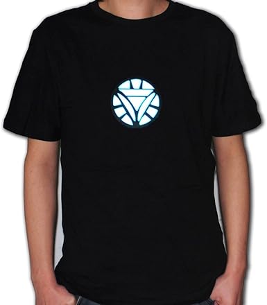 tony stark light up shirt