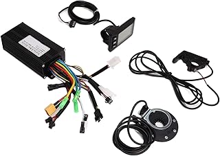 VGEBY Electric Bike Controller Kit, Motor Speed Controller with Power Assist Sensor 3 Modes 9 Tube Kit GD01 Panel<br/>