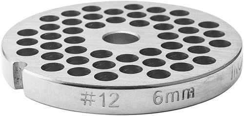 Miniatura 10 de Disco de acero inoxidable #12 para picadora de carne de acero inoxidable para picadora de alimentos FGA y Hobart, LEM, Cabelas, Weston, MTN, discos