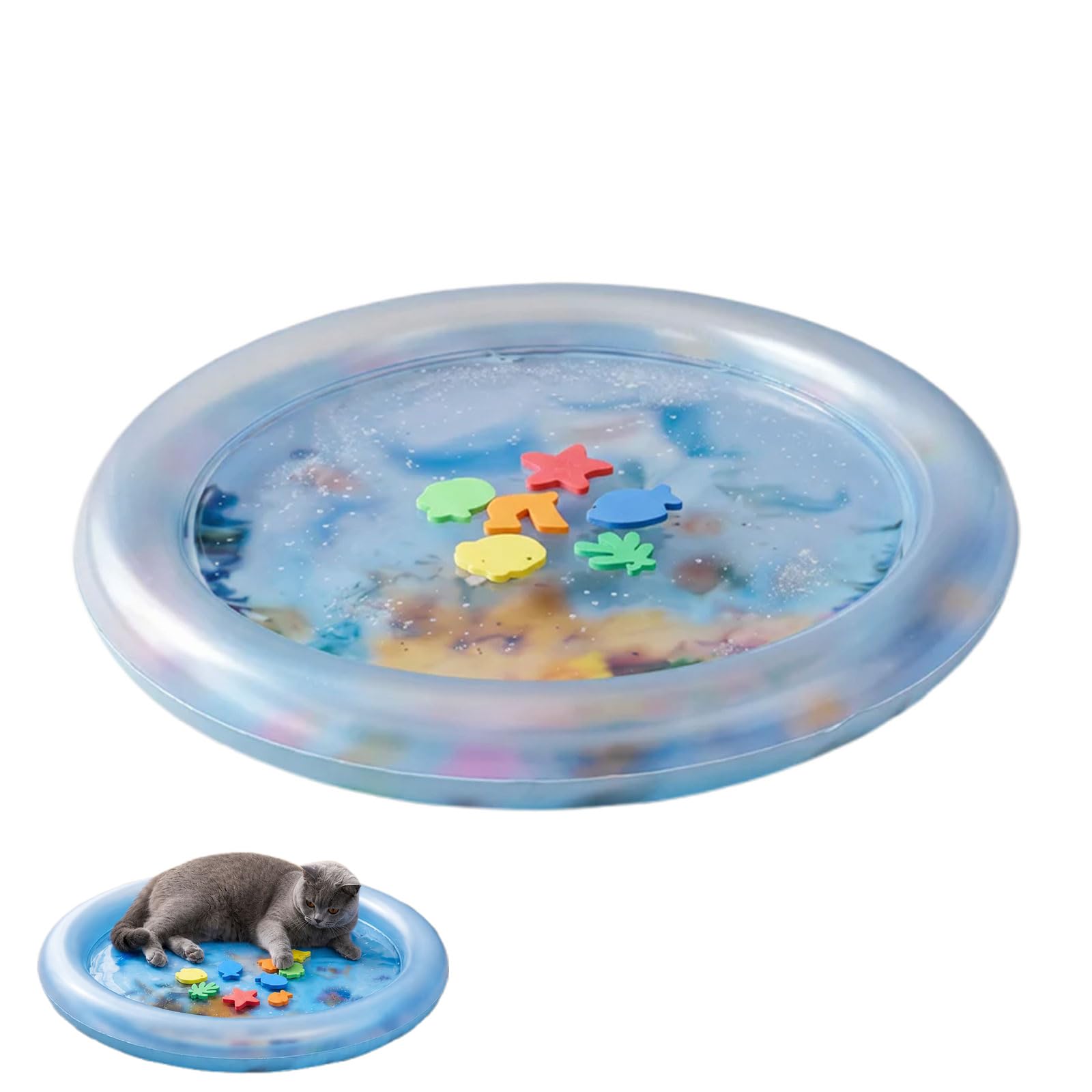 DR.AF Cat Waterbed Mat, Comfortable Resting Pad for Cats