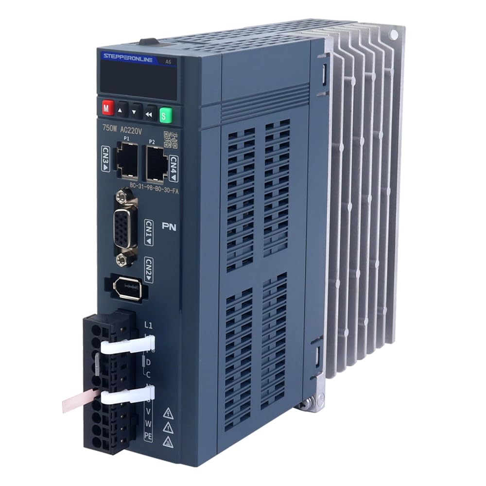 STEPPERONLINE 750-W-PROFINET-AC-Servomotor-Kit der A6-Serie, 3000rpm, 2,39Nm, 17-Bit-Absolutwertgeber IP67