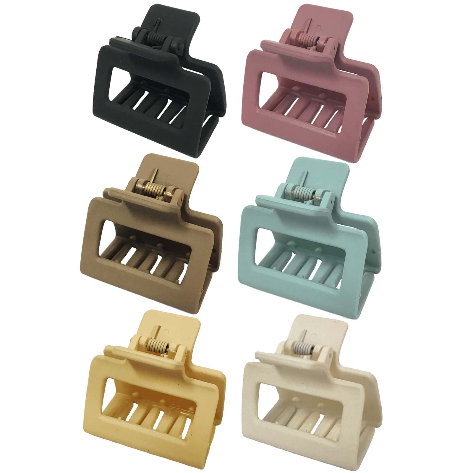 Amazon.com : Square Claw Clips Hair Clips Matte Hair Claw 