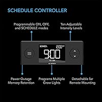 Vista 3 de AC Infinity IONBEAM U2, Barras de luz de crecimiento UV LED de espectro específico de 28 cm, kit de iluminación de 2 barras con diodos de 365 nm