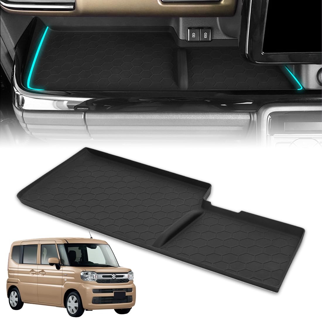 Amazon | Maplewoodcar 助手席オープントレイマット スズキ 新型