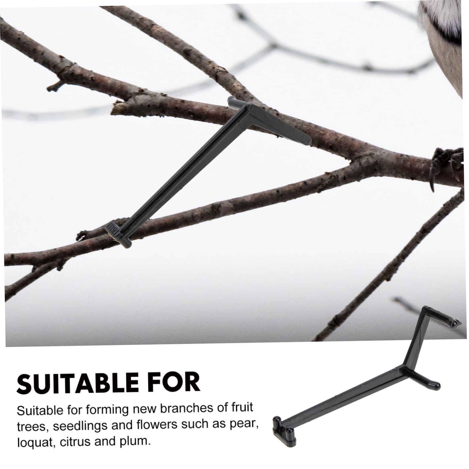 ibasenice 100 pièces Pince de courbure pour Branches de Plantes Clips réglables résistants pour Jardinage Formateur de Branches Arbres fruitiers Accessoire léger et Pratique pour Soutien et
