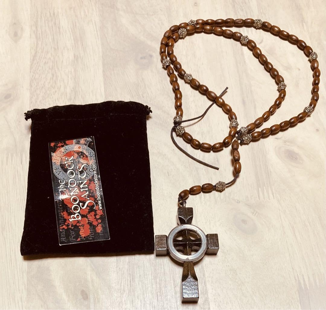 映画 処刑人 木製ロザリオ プロップレプリカ　サイン入り Amazon.co.jp: 映画 処刑人 ハリウッド公式品ミニロザリオ