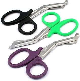 AAPROTOOLS Set of 3 (Black Green Purple) Trauma Paramedic EMT Shears Scissors 7.5