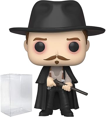 POP Tombstone - Doc Holiday Funko Vinyl Figure (Bundled with Compatible Pop Box Protector Case), Multicolor, 3.75 inches