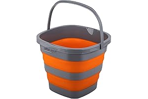 Collapsible Rock Bucket with Carry Handle: 1.32 Gallon (5L)