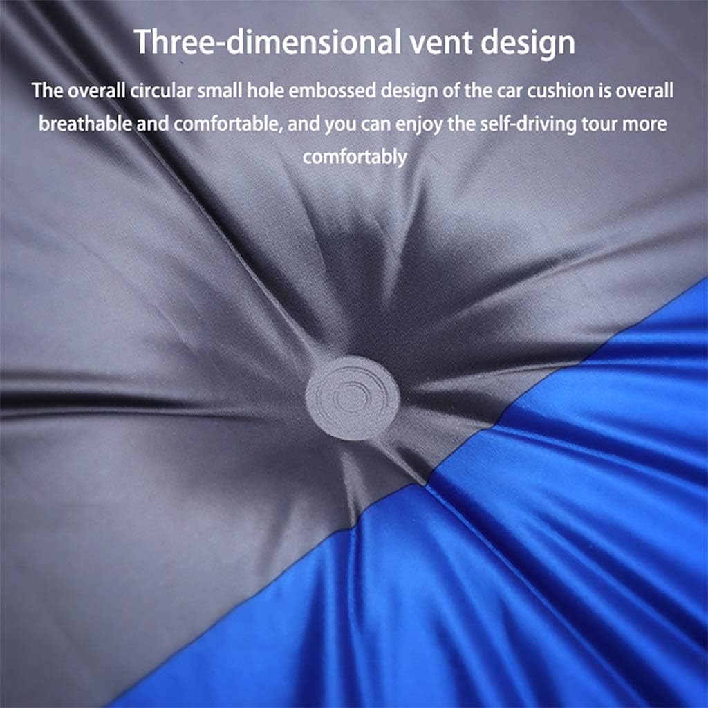 On-Board Automatic Inflatable Mattress SUV Special Car Mid-Bed Trunk Travel Bed Air-Cushion Bed Self-Driving Sleep Cushion (Color: Blue-Gray)