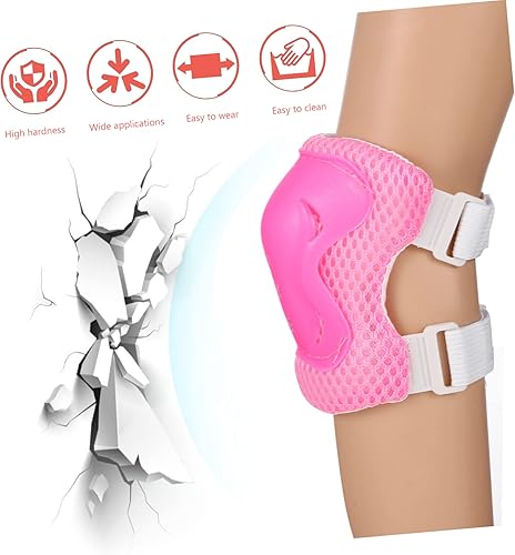 Miniatura 9 de BESPORTBLE 1 juego de rodilleras protectoras para niños, equipo para exteriores, rodilleras deportivas para niños, kit de equipo de equitación para