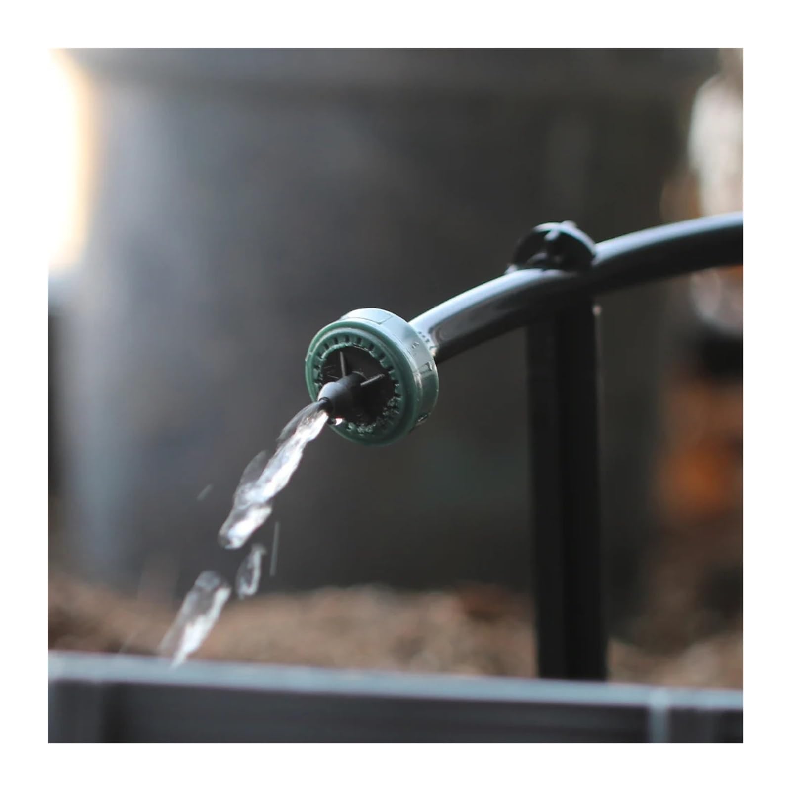 50/100PCS 2L 4L 8L/H Gocciolatore con compensazione della pressione 4/7mm Tubo Puncher di irrigazione del prato da giardino agricolo Flusso costante(2L Dripper-100pcs)