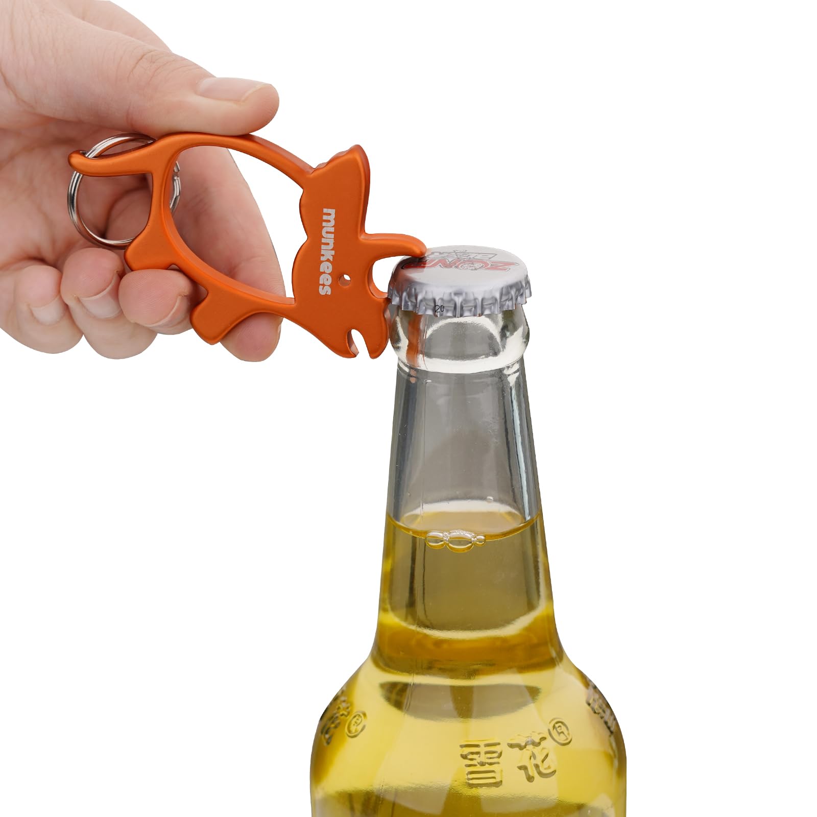 Amazon.com: munkees Triceratops Dinosaur Bottle Opener Keychain 2