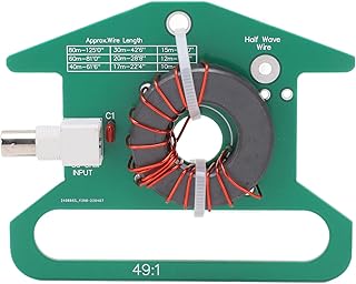 Balun PCB Balanced to Unbalanced Transformer 49:1 Shortwave Tuning Free Antenna PCB Balun Accessory 5â€‘35MHz for Electric Component