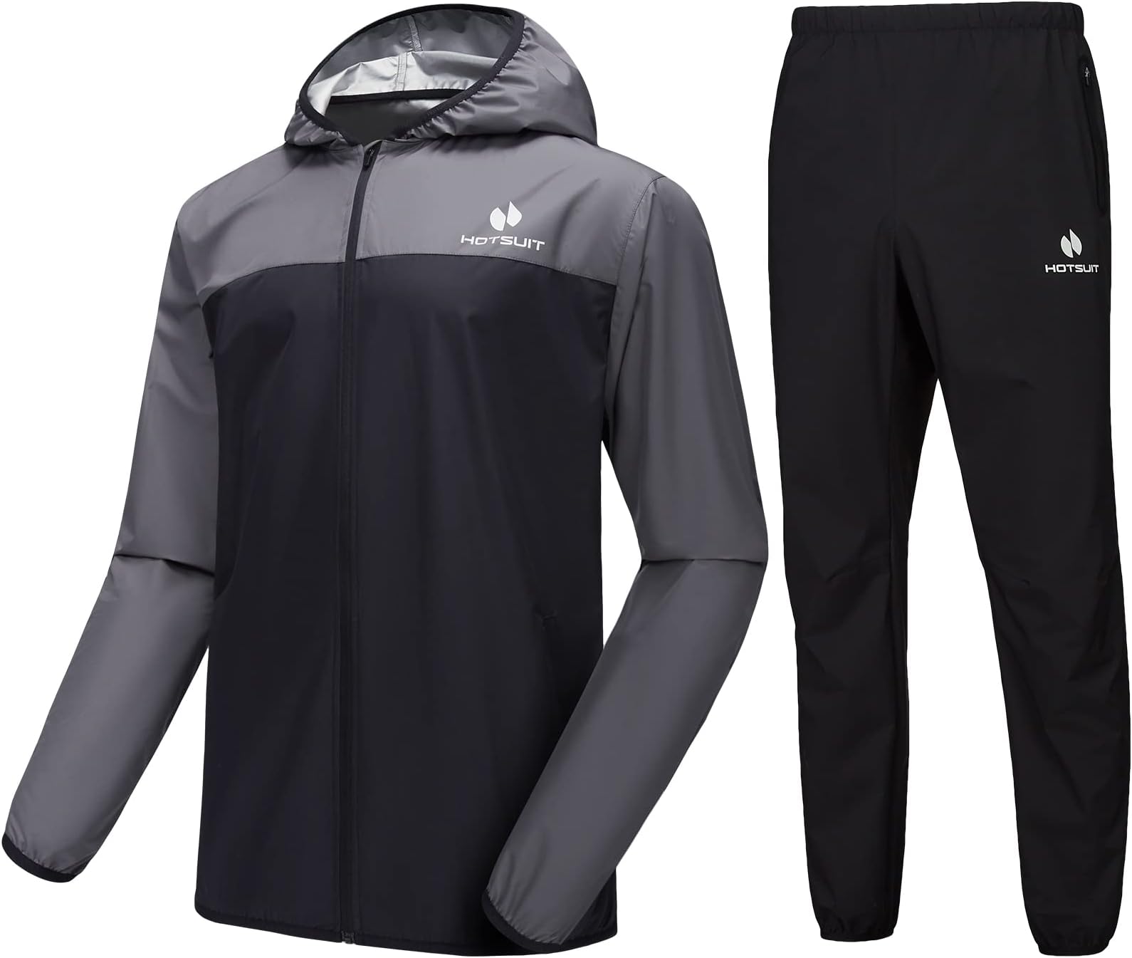 Sauna Suit for Men Weight Loss Sweat Suits Gym Workout Exercise Sauna Jacket Pant Full Body