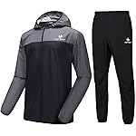 HOTSUIT Sauna Suit for Men Weight Loss Sweat Suits Gym Workout Exercise Sauna Jacket Pant Full Body, Gray, L
