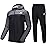 HOTSUIT Sauna Suit for Men Weight Loss Sweat Suits Gym Workout Exercise Sauna Jacket Pant Full Body, Gray, L