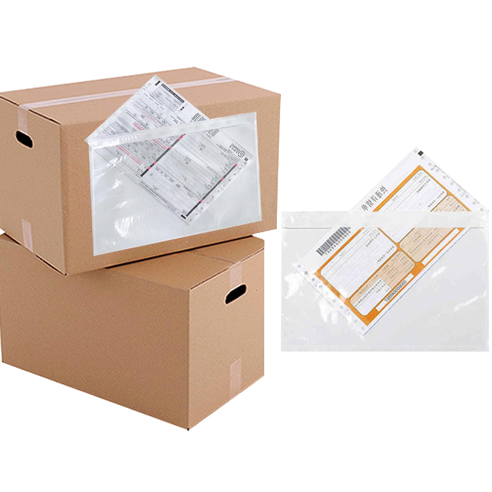 500 sobres de envío de 6 x 9 pulgadas, sobres de correo con adhesivo transparente, suministros de envío para pequeñas empresas