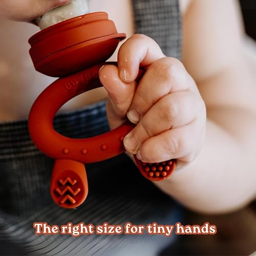 Miniatura 7 de Haakaa Freeze-N-Feed Mini Combo con alimentador de alimentos de silicona y mini bandeja de silicona  Alimentador automático de alimentos sólidos