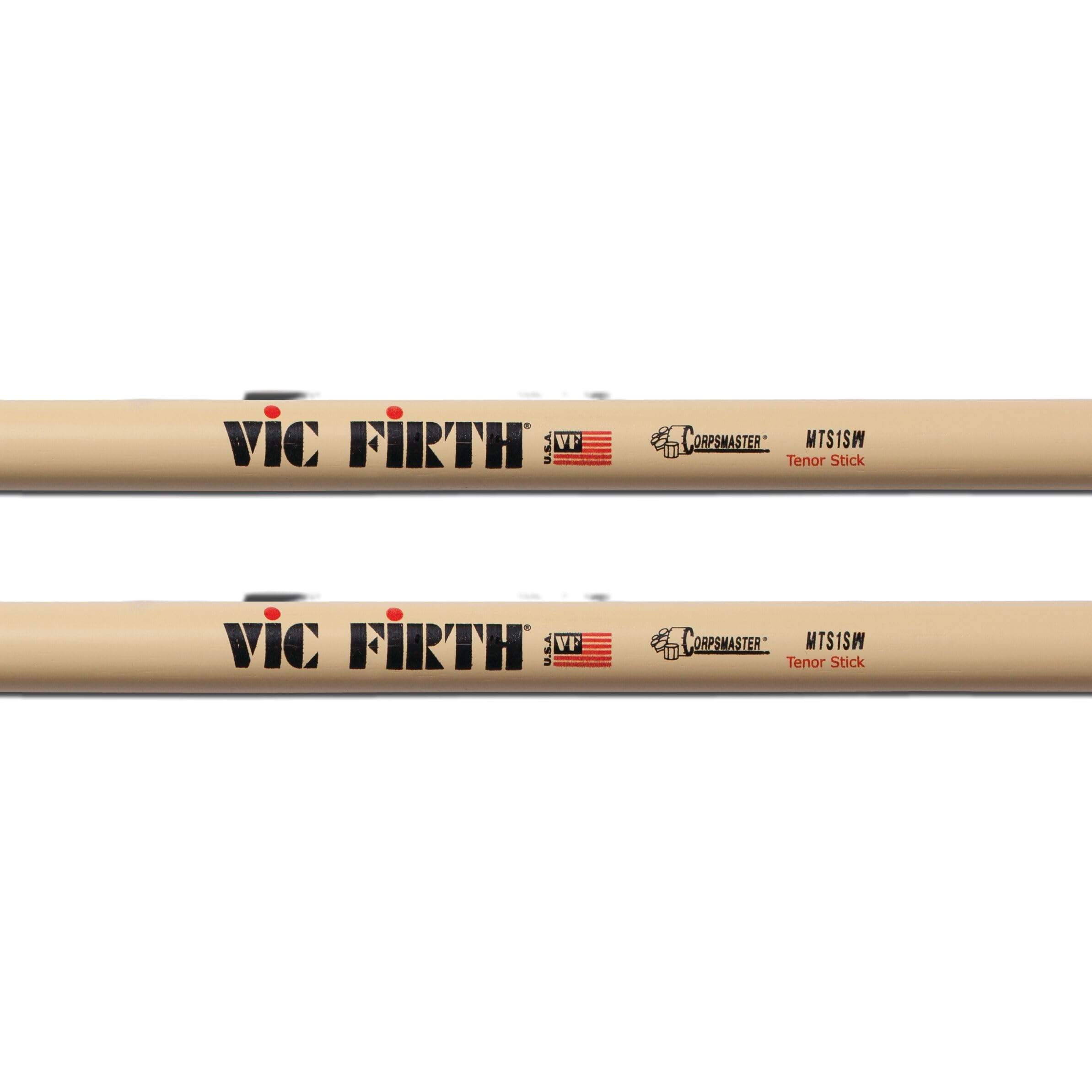 VIC FIRTH MTS1SW Drum-Stick "5A American Classic-Serie, Hickory,Wood-Tip"