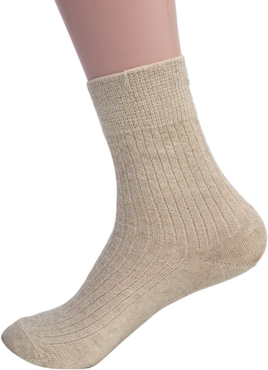 Hirsch Sports, Soft Sport & Fitness Socks"Marin", 70% Wool, 30% Linen