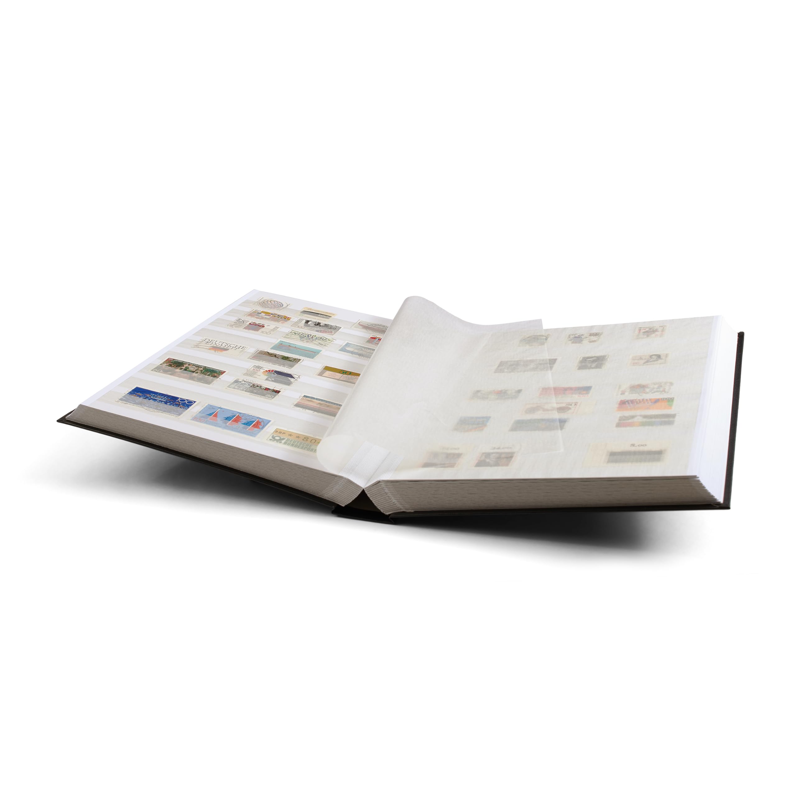 Leuchtturm 327876 Album per Collezionisti di francobolli - Stock-Book Basic - 64 Pagine Bianche DIN A4 - Non Imbottito, Copertina Blu