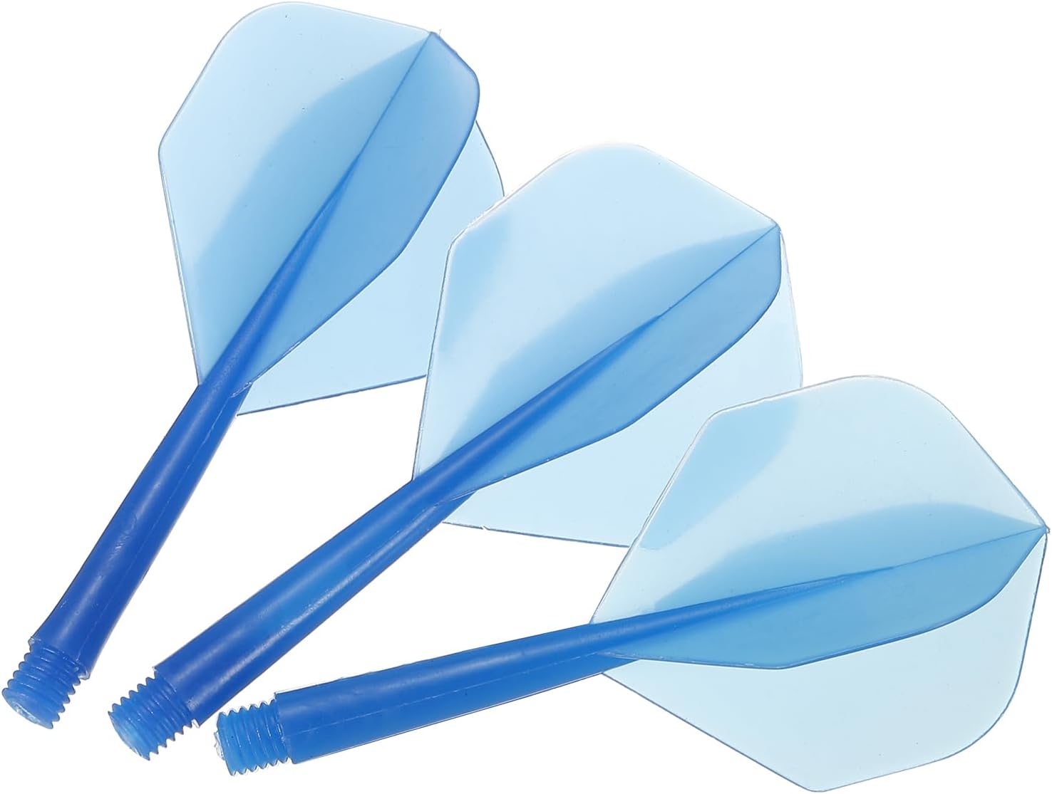 PATIKIL Integrated Dart Shaft and Flights, 15 Pack 4BA Thread Plastic