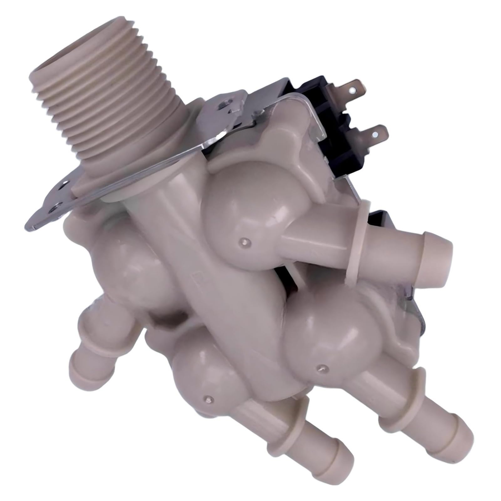 Drum Washing Machine Water Inlet Valve Replacement, Compatible for LG, AJU75412402 DC12V Solenoid Water Valve, Regulating Valve, Washer Repair Parts