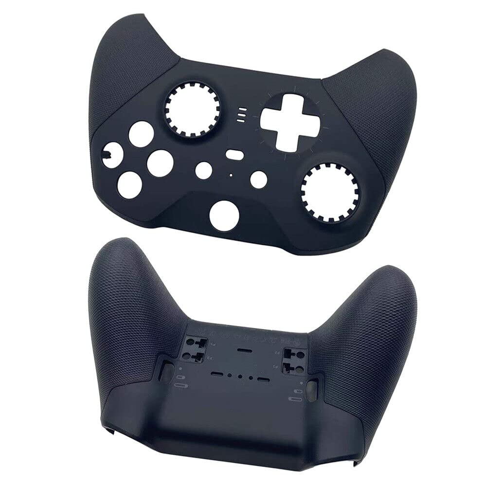 Meijunter Custodia di Ricambio, Guscio Anteriore Posteriore Coperchio della Custodia Frontalino Compatibile con Xbox Elite Series 2 Controller Wireless - Nero