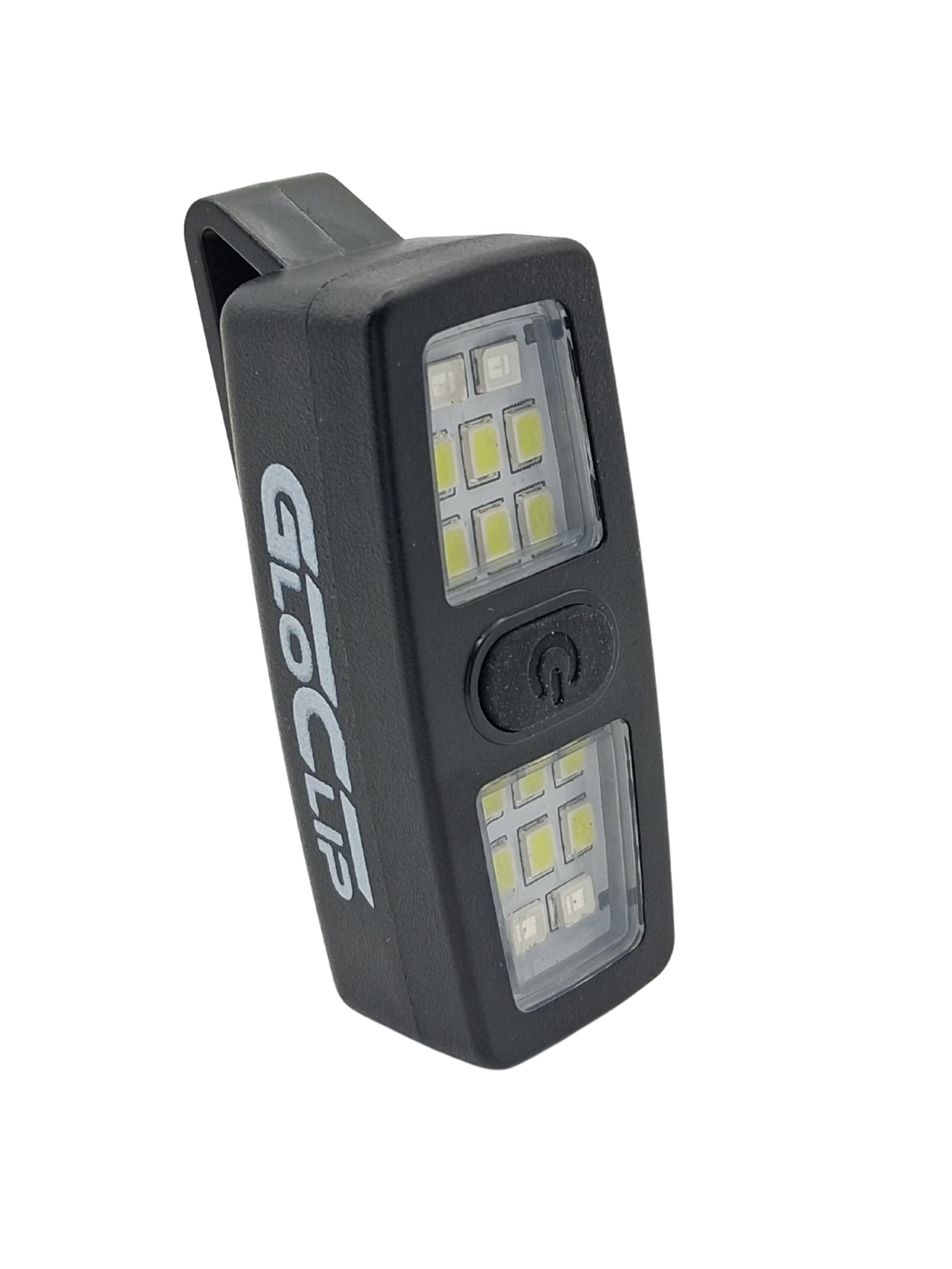 GloClip Clip on Light for Bikes Running, Dog Walking, Camping, Hiking, and Safety. USB-C Rechargeable, 7 Light Modes