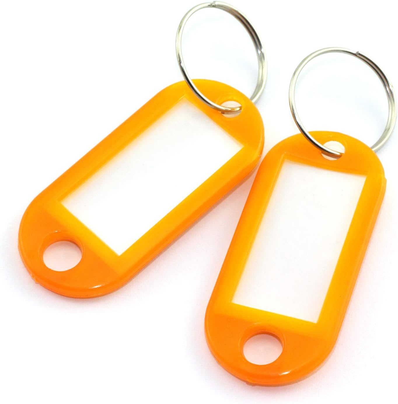 Key Ring Label Tags Plastic Keys Holder and Identifier Name Number Address Information Label Card