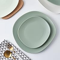 Vista 27 de Stone lain Delilah - Juego de platos llanos de 6 piezas, porcelana, naranja pastel