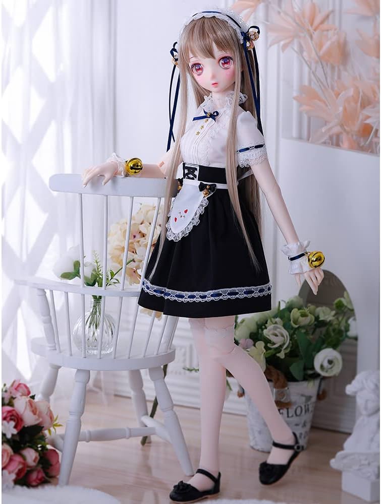 Amazon.co.jp: Meeler BJDドール フルセット1/3 球体関節人形 女の子