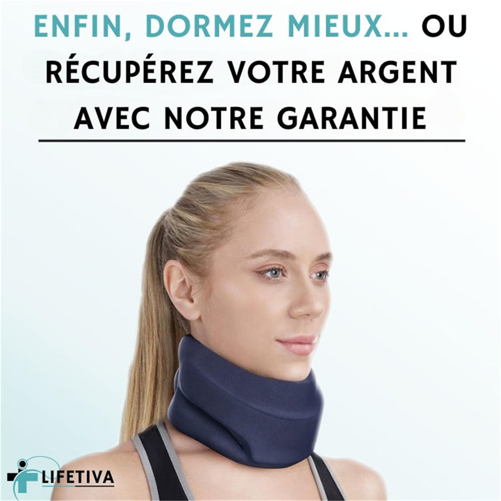 MEIION Somnora Soutien Cervical Anti-Ronflement lifetiva minerve cervicale femme homme tour de cou voyage