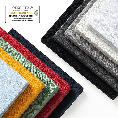 Blumtal® Frottee Spannbettlaken im 2er Set 120x200x27cm - Oeko-TEX zertifiziertes Spannbetttuch 120x200x27cm - Frottee-Spannbettlaken bis… – Ansicht 2