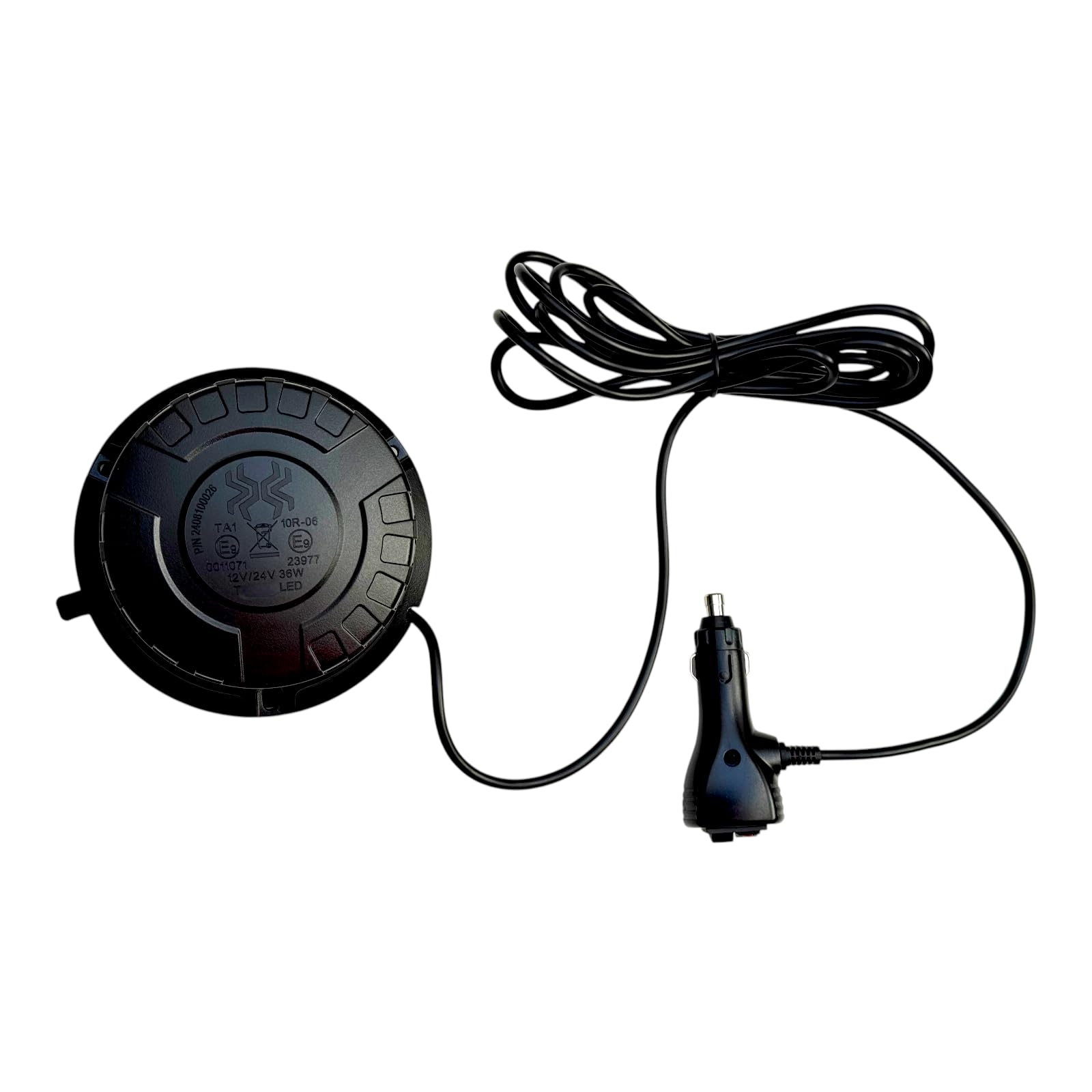 1 feu d'avertissement LED avec 2 modes d'éclairage orange ambre gyrophare 12 V 24 V E9 aimant