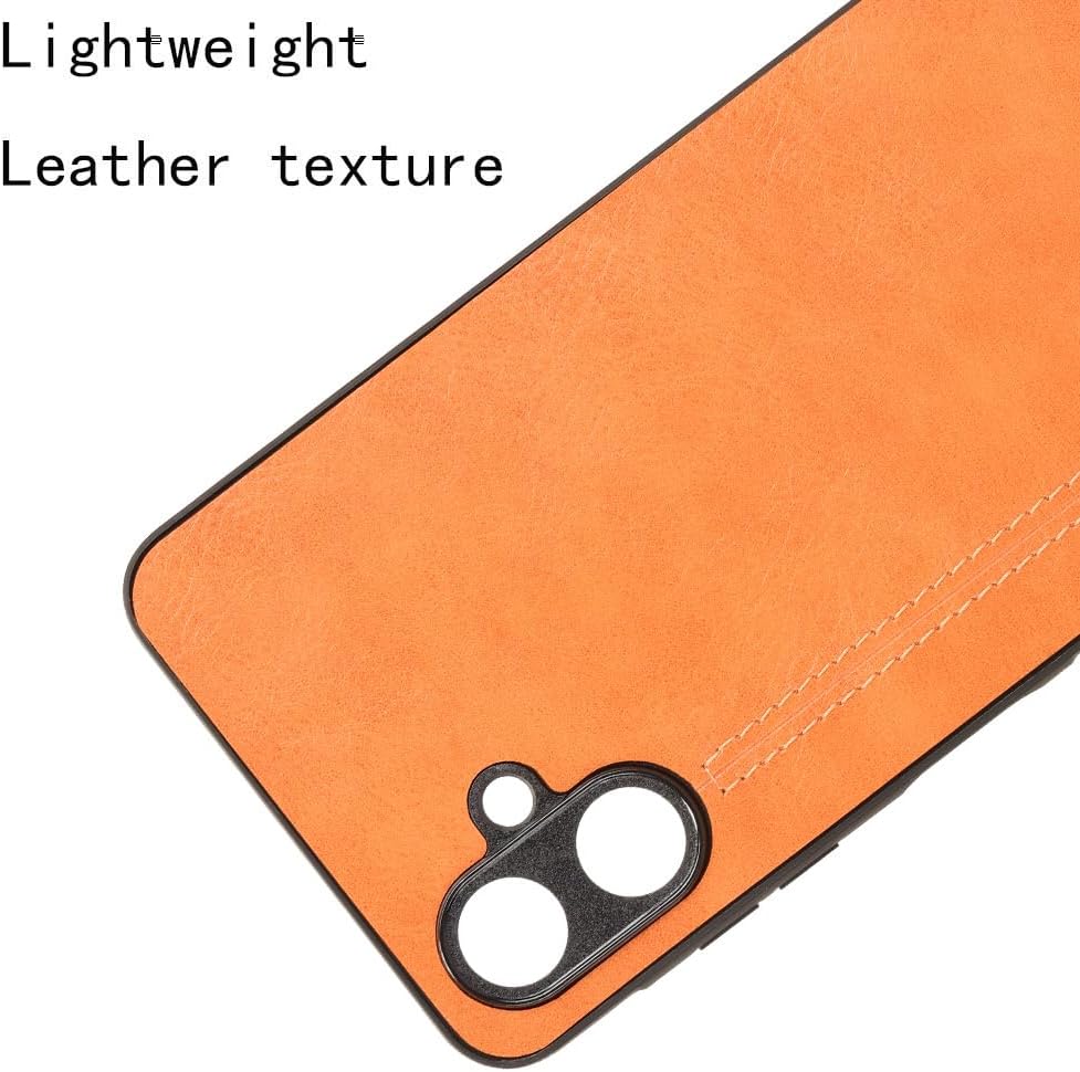 Case Compatible with Asus ROG Phone2 ZS660KL,Compatible with Asus ROG Phone II ZS660KL [PU Leather Texture][PU+PC+TPU] 3 in 1 Camera Protection Cover Brown image 3