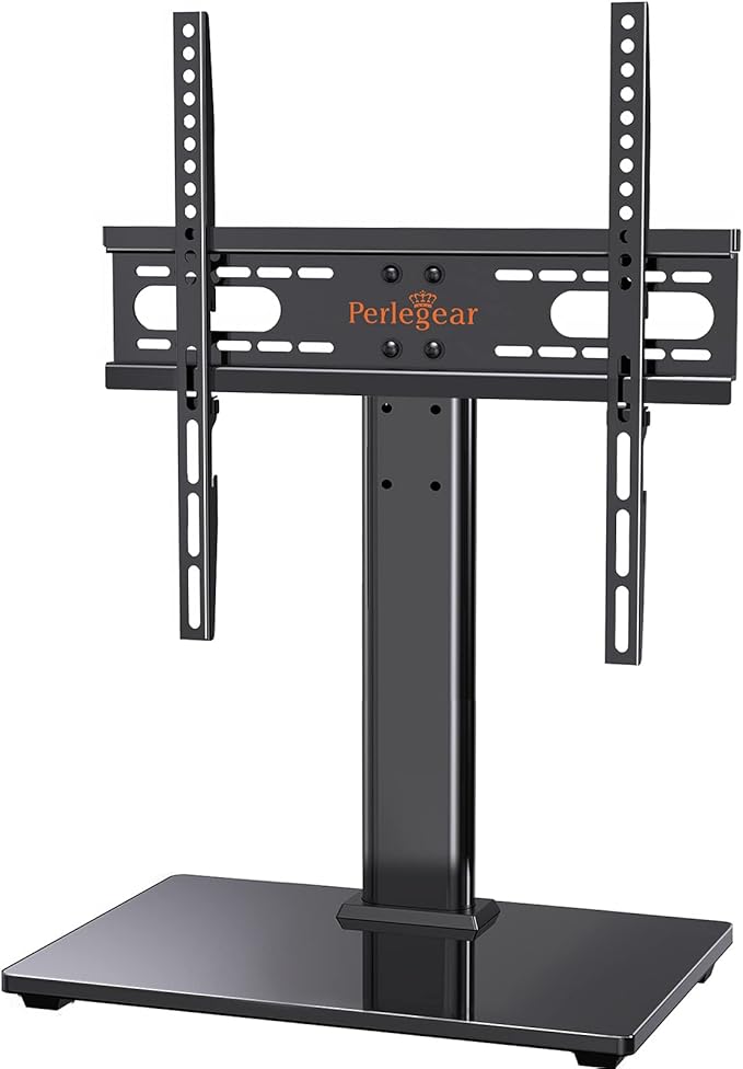Perlegear Universal Table Top Pedestal TV Stand for 32"55" LED Plasma